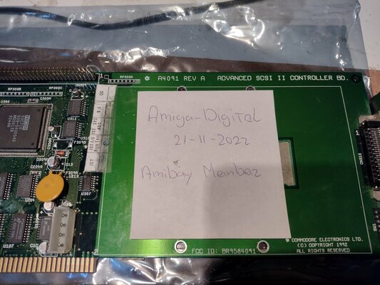 Carte SCSI Commodore AMIGA A2090a