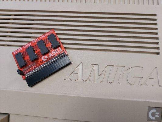 For Sale - Amiga 500 expansion 512KBA501..the smallest choice