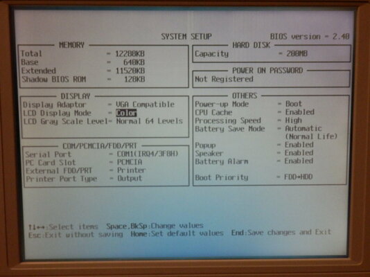 Closed - toshiba 220CS pentium 1 133Mhz laptop - in working order