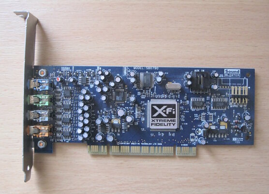 Closed - Creative Sound Blaster X-FI Xtreme Audio SB0790 PCI Sound Card ...