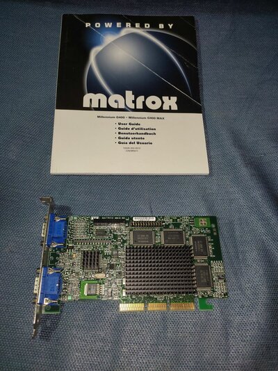 Matrox g400 hot sale