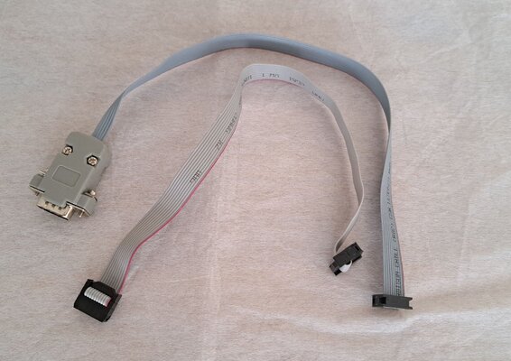 Sold - Ratte Monitor Switch with CyberVision 64/3D ribbon cable | AmiBay