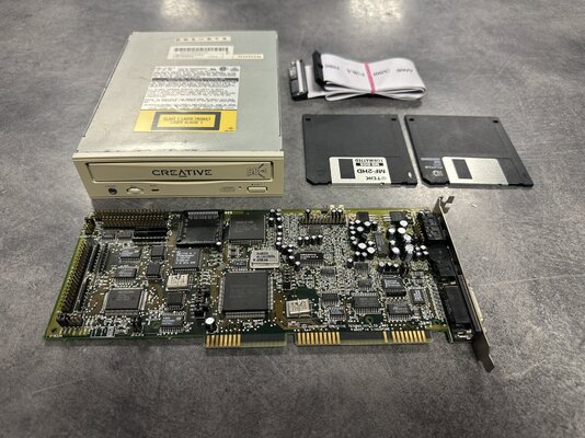Sold - Creative Sound Blaster 16 MCD CT1750 ISA + Matsushita CR