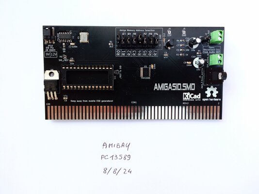 Sold - AmigaSID (v2) - Zorro II Card to use a real SID on the