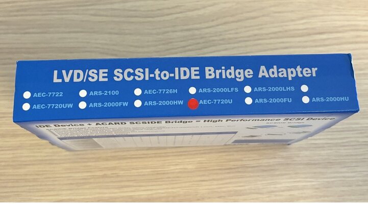 Sold - ACARD AEC-7720U SCSI-to-IDE Bridge Adapter - New in Box | AmiBay