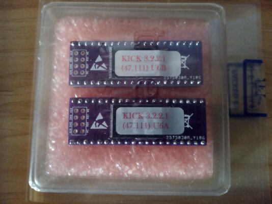 Sold - Amiga OS 3.2: ROM for A1200 + 32 GB Compact Flash Card with