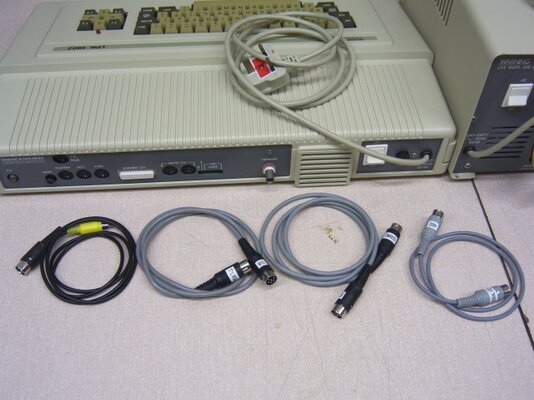 Closed Research Machines Link 480Z with MD1 floppy drive and extras