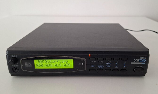 Sold - Korg X5DR - synth and GM midi module | AmiBay