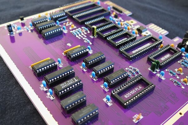 Closed - Commodore 64 Sixtyclone Motherboard, Purple 250466, No main ...
