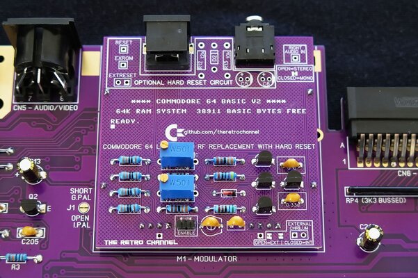 Closed - Commodore 64 Sixtyclone Motherboard, Purple 250466, No main ...