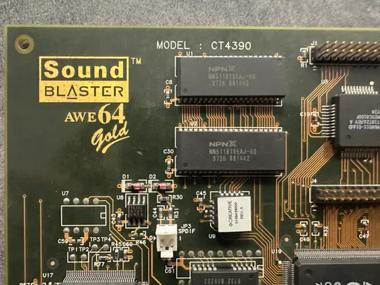 Closed - Creative Sound Blaster AWE64 Gold CT4390 ISA Sound Card