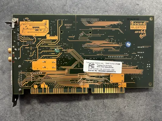 Closed - Creative Sound Blaster AWE64 Gold CT4390 ISA Sound Card