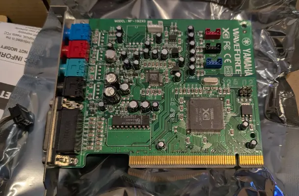 Closed - Yamaha Waveforce 192XG CIB PCI Soundcard | AmiBay