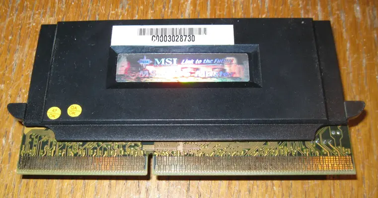 For Sale - MSI Master MS6905 ver.2 Slot 1 adapter + Pentium 3 1000