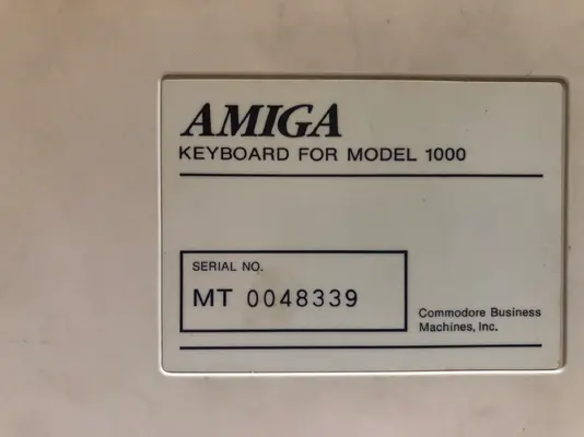 Swap - Amiga 1000 keyboard - German layout | AmiBay