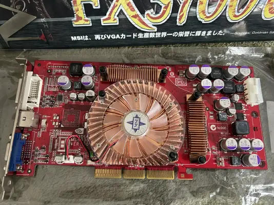 Closed - MSI GeForce FX 5700 ultra 128MB AGP DX 9.0 - NOS, Boxed