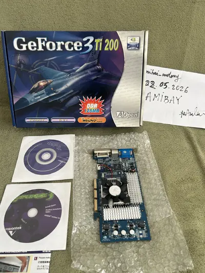 For Sale - GeForce 3 Ti200 128MB AGP DX 8.1 - NOS, Boxed! | AmiBay