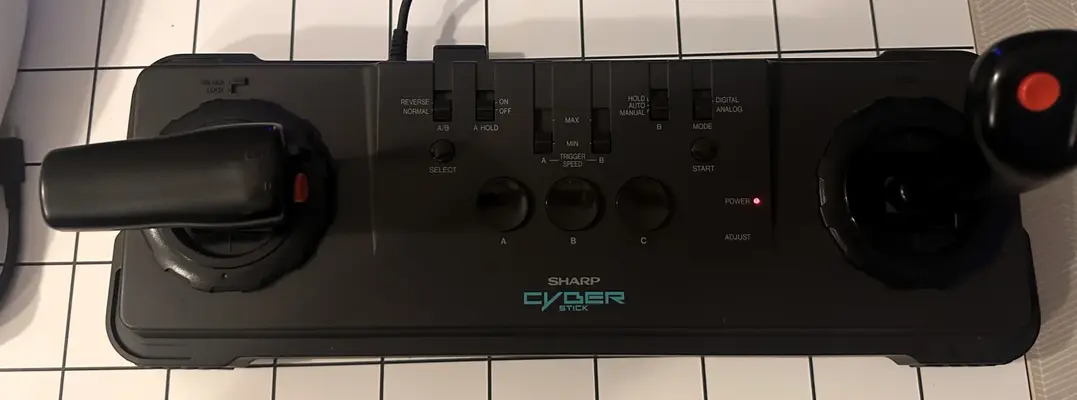 For Sale - Sharp X68000 Cyber Stick Intelligent Controller CZ-8NJ2