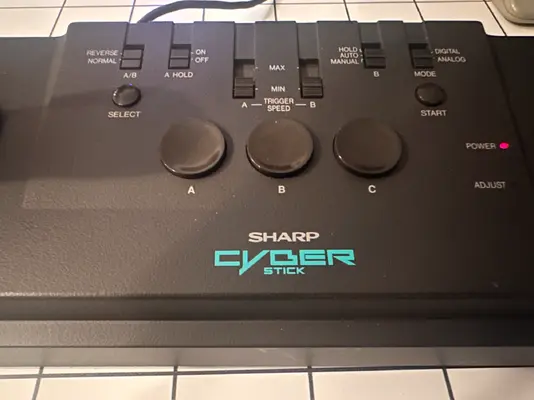 For Sale - Sharp X68000 Cyber Stick Intelligent Controller CZ-8NJ2