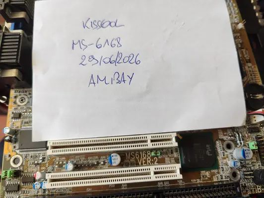 メモリー様㉜ For Sale - MS-6168 V2 fully recapped, tested and 100% working | AmiBay