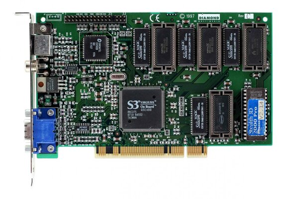Diamond Stealth 3D 2000 Pro (S3 ViRGE-DX) 4mb PCI .jpg
