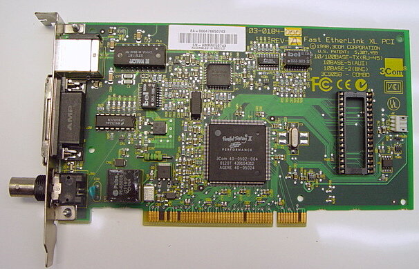 3Com 3C905B-COMBO Fast EtherLink XL PCI Combo NIC Ethernet Card.JPG