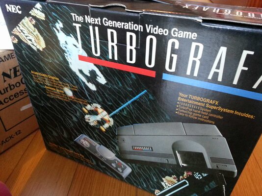 Sold - NEC Turbo Grafx 16 (PC Engine) Console with Blazing Lazers ...