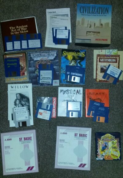 Closed - Atari St games + manuals (with and without boxes) | AmiBay
