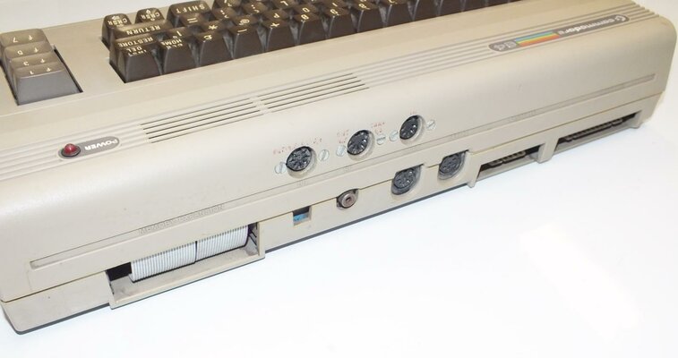 Closed - Commodore 64 with internal MIDI expansion and Midi interfaces ...