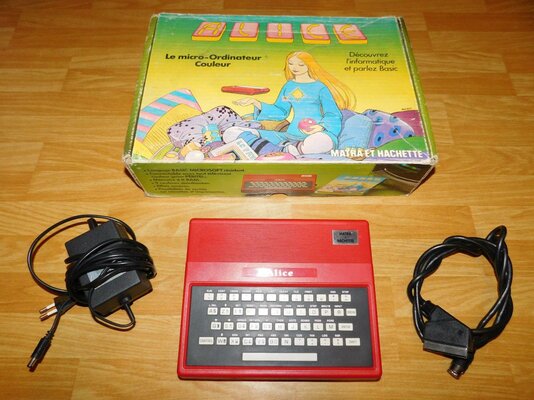 Logiciel Alice 4k + 16k - Matra - Le Pays Des Merveilles (1985) Vintage Ordinateur